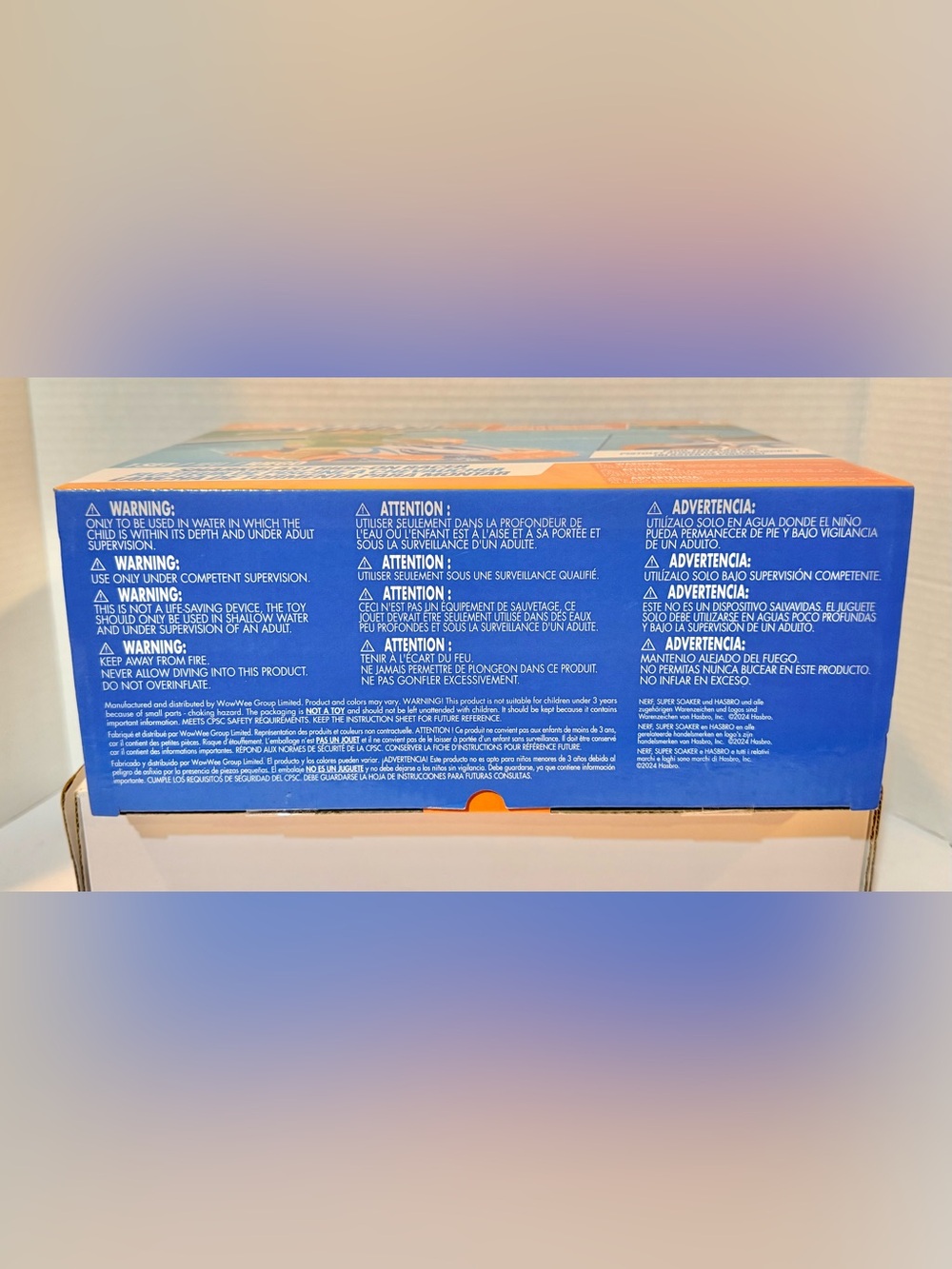 Nerf Super Soaker Stormforce Ride On Racer Inflatable Pool Float Brand New - Picture 7 of 7
